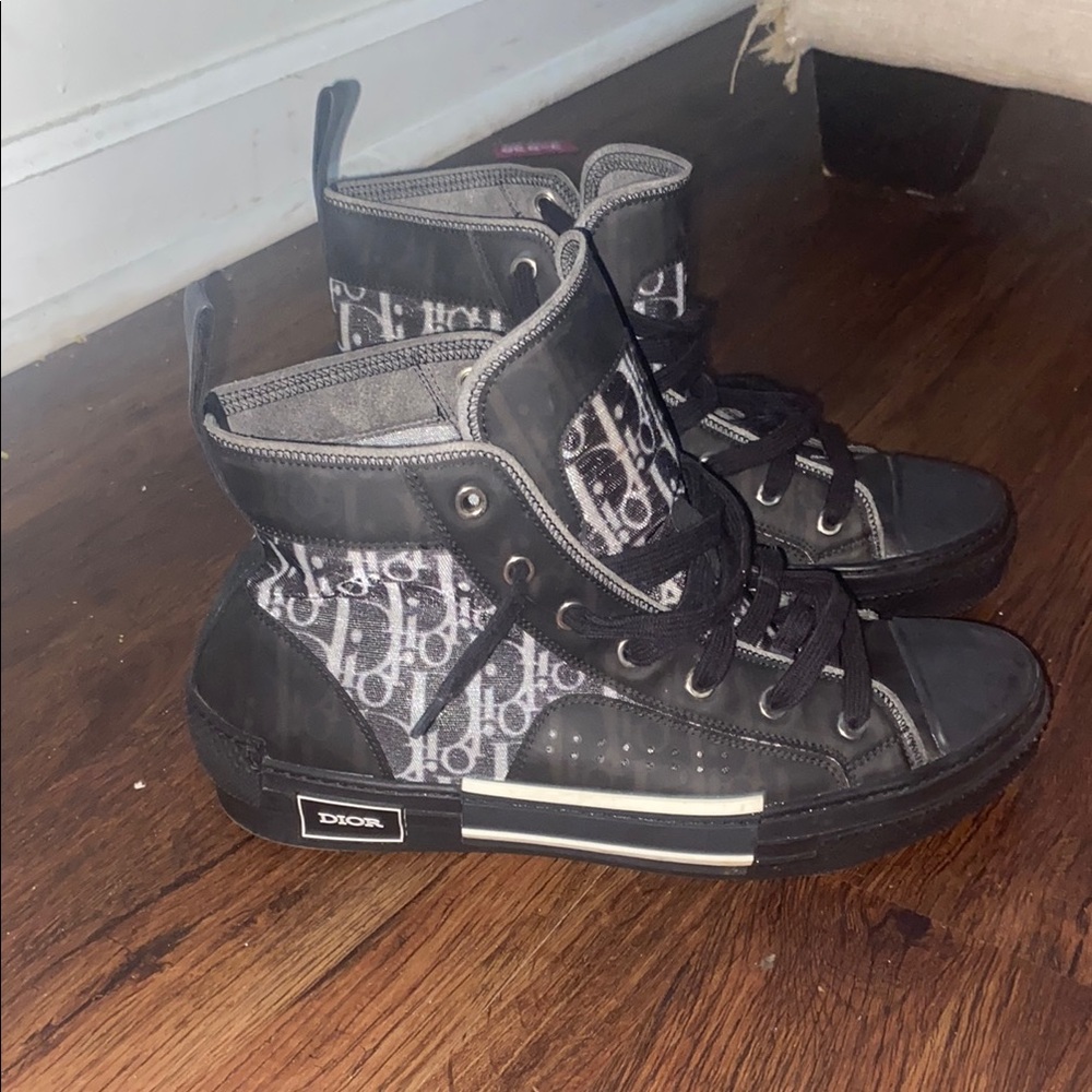Dior Black High-Top Sneakers - Picture 3 of 5